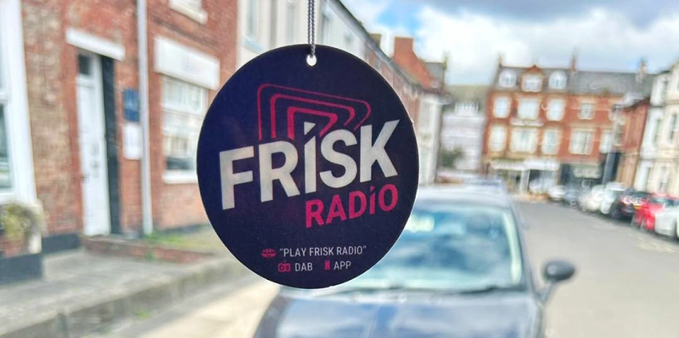 Get a Frisk Radio Car Air Freshener